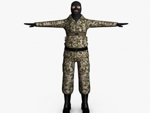 terrorist 04 3D Model