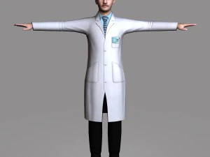 surgeon male 01 3D Model
