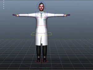 surgeon male 01 3D Model