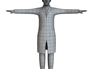 surgeon male 01 3D Model