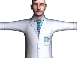 surgeon male 01 3D 모델