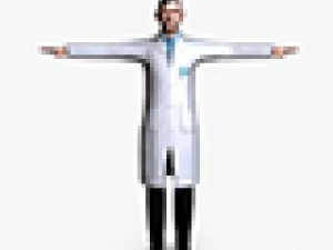 surgeon male 01 3D Model