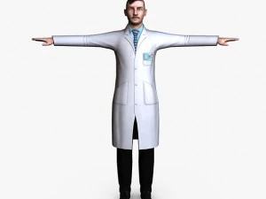 surgeon male 01 3D Model