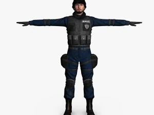 memukul laki-laki 01 Model 3D