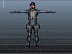 swat male 01 3D Model