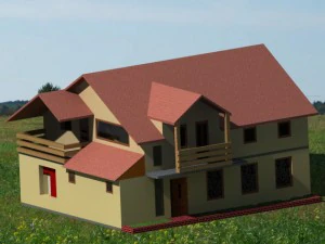 model house 1 3D Model