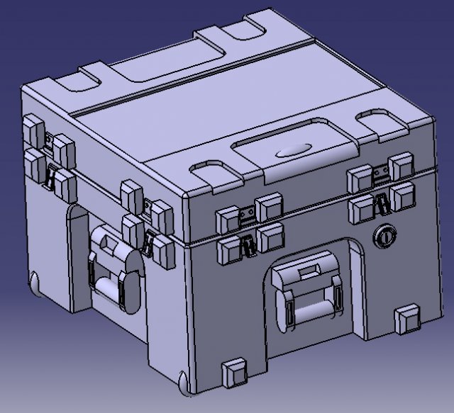 projector box Modello 3D .c4d .max .obj .3ds .fbx .stl .blend 