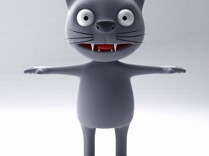 cartoon cat 3D Модель