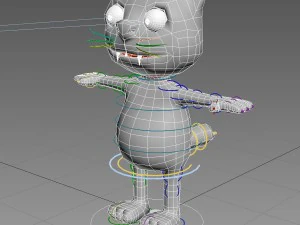 мультяшний кіт 3D Модель