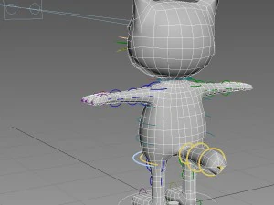 мультяшний кіт 3D Модель