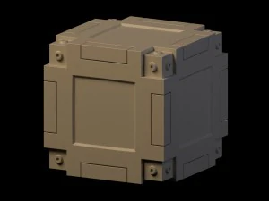 sci-fi cube model 3D Model