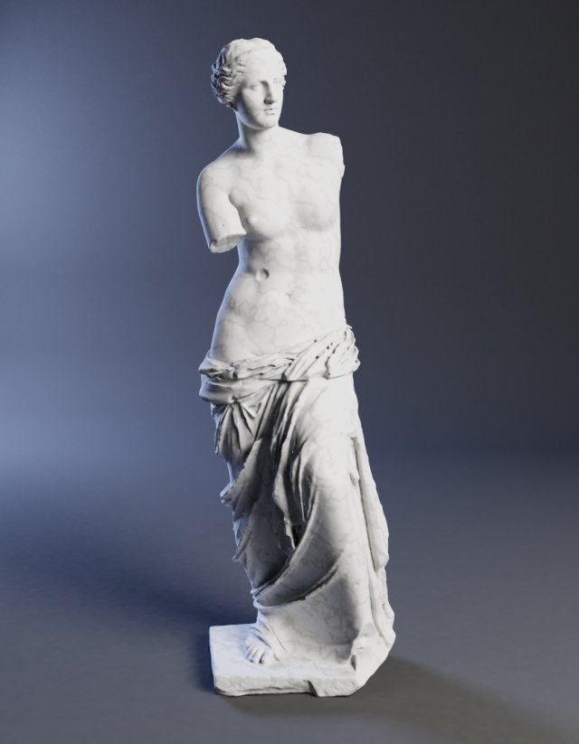 venus of milo 3D 模型 .c4d .max .obj .3ds .fbx .stl .blend 