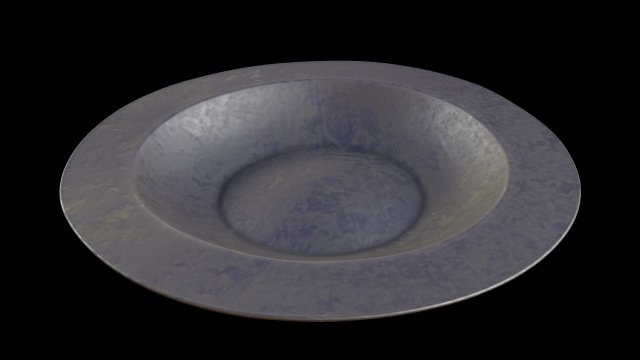 medieval-style plate - lowpoly game asset Modello 3D .c4d .max .obj .3ds .fbx .stl .blend 