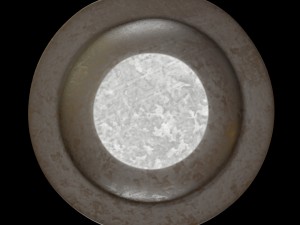 medieval-style plate - lowpoly game asset Modello 3D