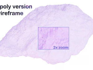icy asteroid 3D Model