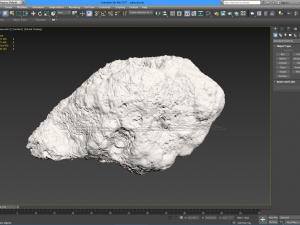 icy asteroid 3Dモデル