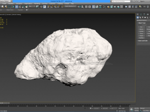 icy asteroid 3Dモデル