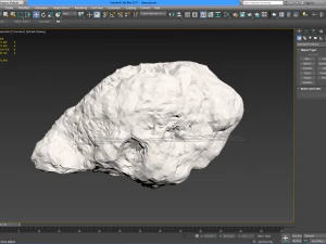 icy asteroid 3D Model