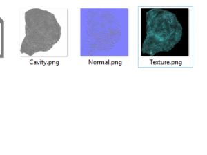 icy asteroid 3Dモデル