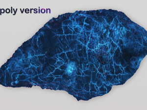icy asteroid 3Dモデル