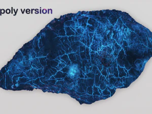 icy asteroid 3D Model