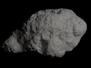 icy asteroid 3D Model