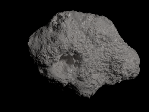 icy asteroid 3Dモデル