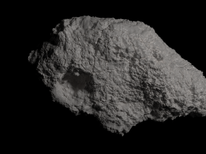 icy asteroid 3Dモデル