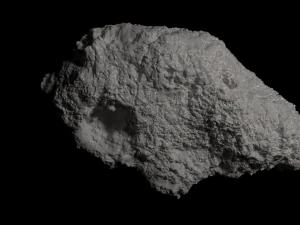 icy asteroid 3D Model