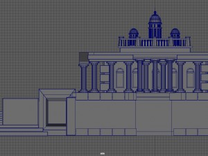 ancient temple of the goddess 3D Model