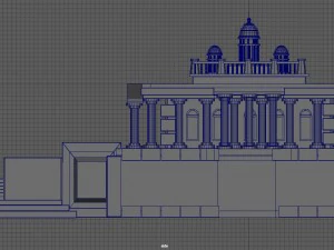 ancient temple of the goddess 3D Model