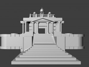 ancient temple of the goddess Modello 3D