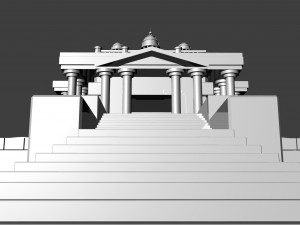 ancient temple of the goddess 3D Model