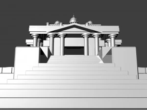 ancient temple of the goddess 3D Model