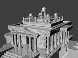 ancient temple of the goddess 3D Model