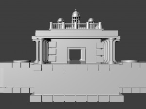 ancient temple of the goddess 3D Model