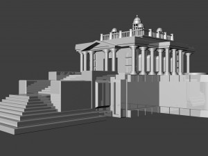 ancient temple of the goddess 3D Model
