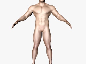 male character Modello 3D