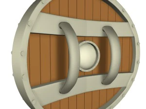 low poly shield 3D Model