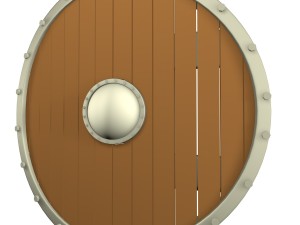 low poly shield Model 3D