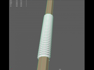 low poly spear 3D Модель