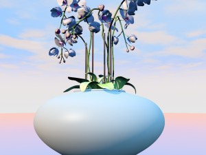 high quality orchid 3D Модель