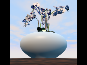 high quality orchid 3D-Modell