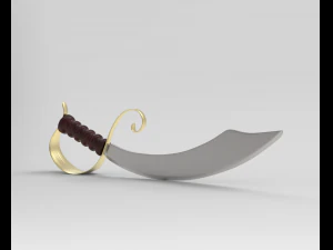 pirate sword 3D Model