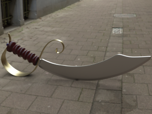 pirate sword 3D 模型