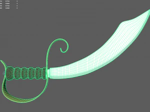 pirate sword 3D Model