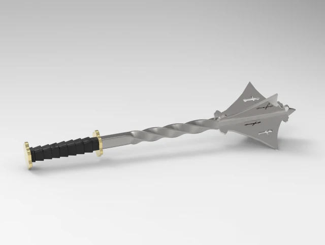 greek mace 3D Model .c4d .max .obj .3ds .fbx .stl .blend 