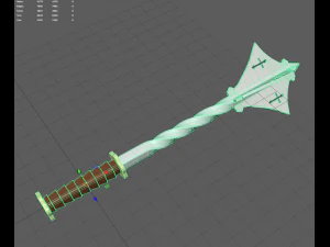 greek mace 3D Model