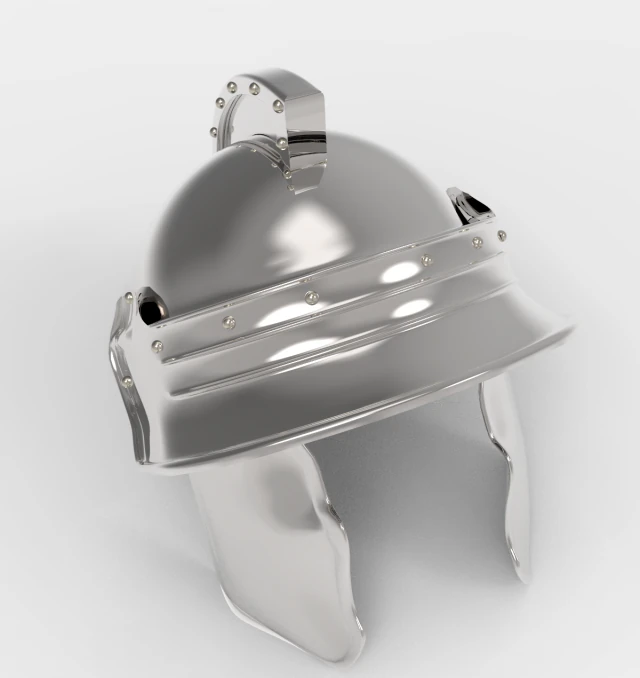 greek helmet 3D Model .c4d .max .obj .3ds .fbx .stl .blend