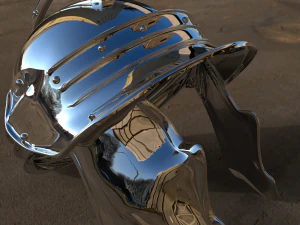 greek helmet 3D Model